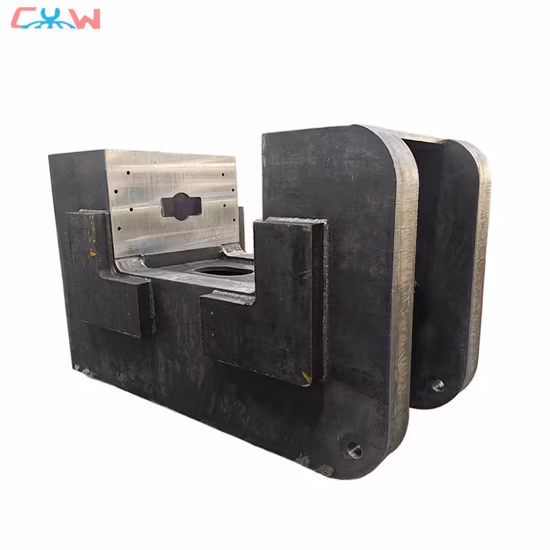 Parte meccanica per la lavorazione della lamiera della struttura in acciaio per saldatura